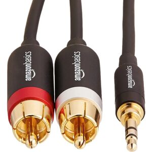 Cable de audio AmazonBasics PBH-19824 - 7,62 m - Negro, Oro, Rojo, Blanco - Cable de audio Cable de audio AmazonBasics PBH-19824 - 7,62 m - Negro, Oro, Rojo, Blanco - Cable de audio