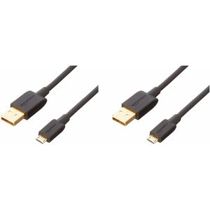 AmazonBasics 7WXKV4 USB-kábel - USB 2.0 - 1,8 m - Fekete AmazonBasics 7WXKV4 USB-kábel - USB 2.0 - 1,8 m - Fekete