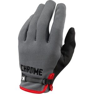 Guanti da Ciclismo Chrome Industries 2.0 Grigio - Unisex - Ammortizzanti - Traspiranti - Touchscreen Guanti da Ciclismo Chrome Industries 2.0 Grigio - Unisex - Ammortizzanti - Traspiranti - Touchscreen