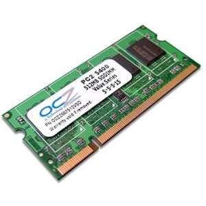 OCZ - PC2-5400 DDR2 SODIMM - 1GB - 667MHz - Geheugenmodule OCZ - PC2-5400 DDR2 SODIMM - 1GB - 667MHz - Geheugenmodule