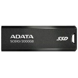 ADATA SC610 USB Flash Drive 2TB - External SSD, Black ADATA SC610 USB Flash Drive 2TB - External SSD, Black