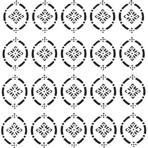The Crafters Workshop 6x6 Stencil Pointelle - Stencil The Crafters Workshop 6x6 Stencil Pointelle - Stencil
