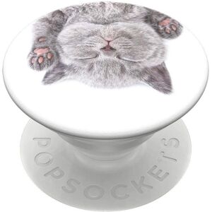 PopSockets PopGrip White Cat Nap - Passive Holder for Phones & Tablets PopSockets PopGrip White Cat Nap - Passive Holder for Phones & Tablets
