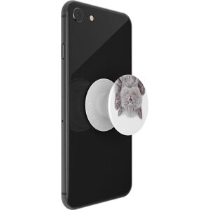 PopSockets PopGrip White Cat Nap - Passive Holder for Phones & Tablets PopSockets PopGrip White Cat Nap - Passive Holder for Phones & Tablets