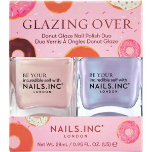 Nails Inc Glazing Over Duo - Nail Polish Set for Trendy Donut Glaze Look Nails Inc Glazing Over Duo - Nail Polish Set for Trendy Donut Glaze Look