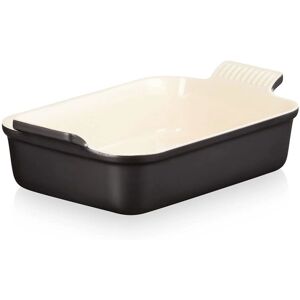 Le Creuset Heritage 26cm Matte Black Rectangular Oven Dish - Oven & Microwave Safe Le Creuset Heritage 26cm Matte Black Rectangular Oven Dish - Oven & Microwave Safe