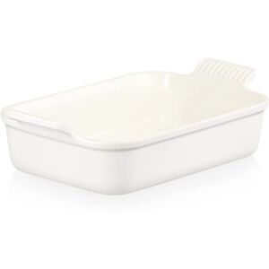 Le Creuset Weiß Heritage 26cm Rechteckige Auflaufform Le Creuset Weiß Heritage 26cm Rechteckige Auflaufform