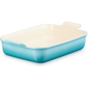 Le Creuset Teal Heritage 32cm Rectangular Dish - Kitchenware Le Creuset Teal Heritage 32cm Rectangular Dish - Kitchenware