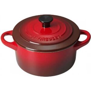 Le Creuset Rød Mini Runde Keramikkasserolle - Saucer Le Creuset Rød Mini Runde Keramikkasserolle - Saucer
