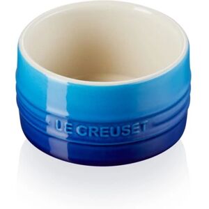Le Creuset Azure Blue Stoneware Stackable Ramekin Le Creuset Azure Blue Stoneware Stackable Ramekin