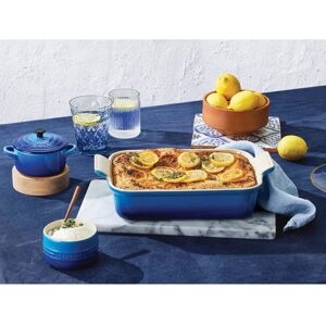 Le Creuset Azure Large Rectangular Baking Dish - 4L Oven- Safe Le Creuset Azure Large Rectangular Baking Dish - 4L Oven- Safe