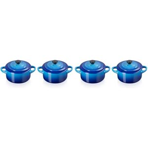 Le Creuset Azure Mini-Cocotte Set - Keramik 4-tlg - 0.25L Le Creuset Azure Mini-Cocotte Set - Keramik 4-tlg - 0.25L
