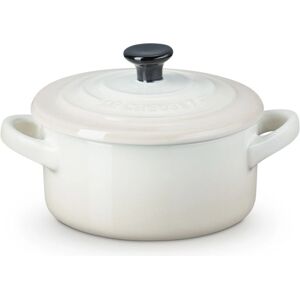 Le Creuset Mini Cocotte en Faïence Blanche - Dutch oven - Publicité Le Creuset Mini Cocotte en Faïence Blanche - Dutch oven - Publicité