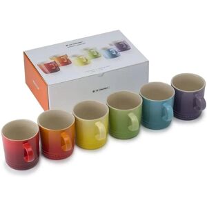 Le Creuset Rainbow Coffee Mug - Ceramic - 350ml Le Creuset Rainbow Coffee Mug - Ceramic - 350ml