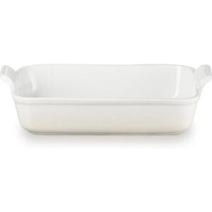 Le Creuset Meringue Rectangular Baking Dish - Oven Safe Stoneware Le Creuset Meringue Rectangular Baking Dish - Oven Safe Stoneware