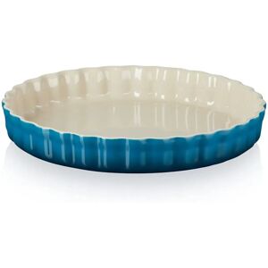 Le Creuset 28cm Tief Teal Kuchenform - Backform Le Creuset 28cm Tief Teal Kuchenform - Backform
