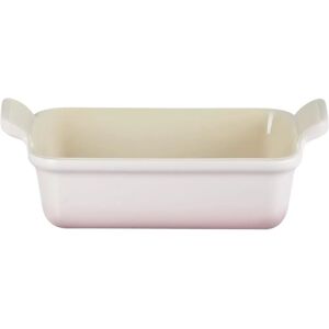 Le Creuset Shell Pink 19cm Deep Rectangular Oven Dish - Oven Safe Le Creuset Shell Pink 19cm Deep Rectangular Oven Dish - Oven Safe
