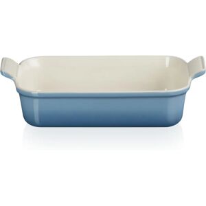Le Creuset Chambray Stoneware Deep Rectangular Dish - Oven & Microwave Safe Le Creuset Chambray Stoneware Deep Rectangular Dish - Oven & Microwave Safe