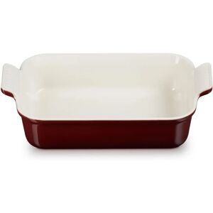 Le Creuset Heritage Garnet 26cm Rectangular Deep Dish - Oven Safe Le Creuset Heritage Garnet 26cm Rectangular Deep Dish - Oven Safe