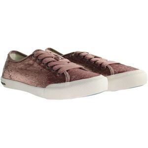Seavees Monterey Rose Gold Geweven Pailletten Sneakers - Dames schoenen Seavees Monterey Rose Gold Geweven Pailletten Sneakers - Dames schoenen