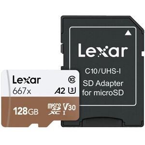 Lexar 128 GB MicroSDXC UHS-I Clase 10 - Tarjeta MicroSDXC Lexar 128 GB MicroSDXC UHS-I Clase 10 - Tarjeta MicroSDXC