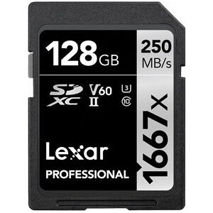 Lexar Professional 1667x SDXC - 128GB Lexar Professional 1667x SDXC - 128GB