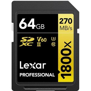 Lexar Professional 1800x SDXC - 64GB Lexar Professional 1800x SDXC - 64GB