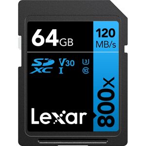 Lexar High-Performance 800x SD - SDXC 64GB Lexar High-Performance 800x SD - SDXC 64GB