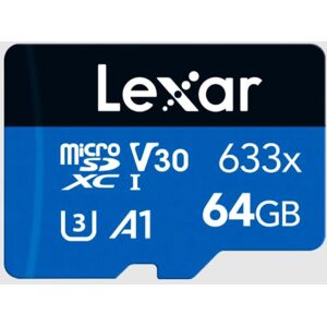 Lexar 64GB Høyytelses Micro SD-kort - Minneskort Lexar 64GB Høyytelses Micro SD-kort - Minneskort