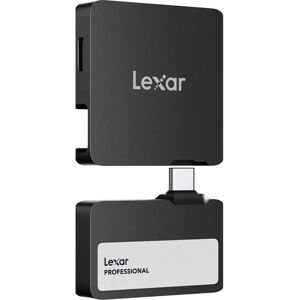 Lexar Professional Go SL400 mit Hub (2000 GB), Externe SSD, Schwarz Lexar Professional Go SL400 mit Hub (2000 GB), Externe SSD, Schwarz