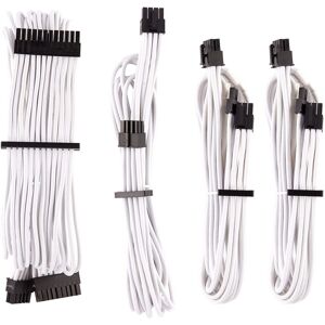 Corsair CP-8920217 Power Supply Cable - Black & White - Power Supply Type 4 Corsair CP-8920217 Power Supply Cable - Black & White - Power Supply Type 4