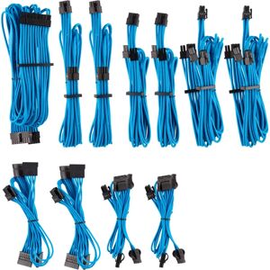 Corsair Model Type 4 Power Cable Kit - Blue, Black Corsair Model Type 4 Power Cable Kit - Blue, Black