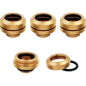 Corsair Gold Fittings for 14mm Hardline - Cooling Part Corsair Gold Fittings for 14mm Hardline - Cooling Part