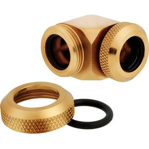 Corsair Brand Model Hardline 12mm Gold Fitting - Cooling System Part Corsair Brand Model Hardline 12mm Gold Fitting - Cooling System Part