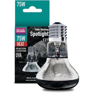 Arcadia Solar Basking Spotlight - 75W - Reptile Heating Light Arcadia Solar Basking Spotlight - 75W - Reptile Heating Light