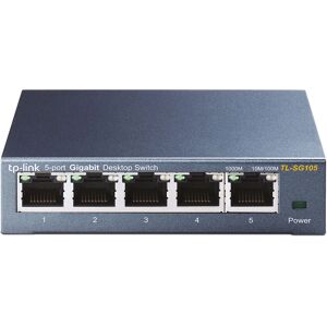 TP-Link TL-SG105 5-Port Gigabit Ethernet Switch - Black TP-Link TL-SG105 5-Port Gigabit Ethernet Switch - Black