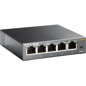 TP-Link TL-SG105E Managed Ethernet Switch - 5 Port Gigabit, Smart, Black TP-Link TL-SG105E Managed Ethernet Switch - 5 Port Gigabit, Smart, Black