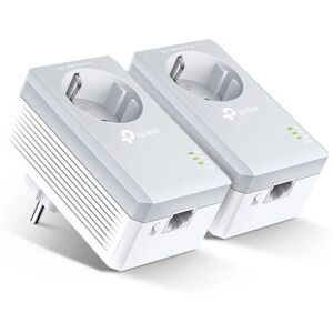 TP-Link TL-PA4010P KIT V5 PowerLine síťový adaptér - Bílý TP-Link TL-PA4010P KIT V5 PowerLine síťový adaptér - Bílý
