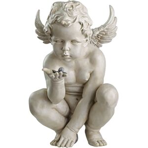 Toscano Cherub Beeld - 29x23x38 cm - Tuindecoratie Toscano Cherub Beeld - 29x23x38 cm - Tuindecoratie