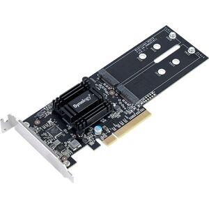 Carte interface Synology M2D18 2x M.2 SSD - Adaptateur - Publicité Carte interface Synology M2D18 2x M.2 SSD - Adaptateur - Publicité