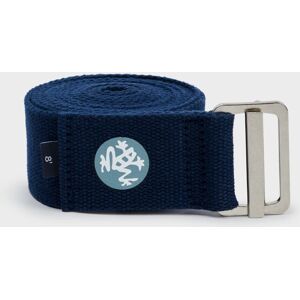 Sangle de yoga en coton Manduka AligN - 8ft Bleu foncé - Corde/Strap d'exercice - Publicité Sangle de yoga en coton Manduka AligN - 8ft Bleu foncé - Corde/Strap d'exercice - Publicité