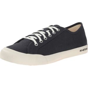 Seavees Monterey Sneakers in blauw navy canvas - Dames sportschoenen Seavees Monterey Sneakers in blauw navy canvas - Dames sportschoenen
