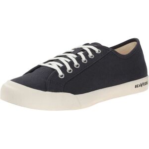 Seavees Monterey Navy Canvas Sneakers - Casual Unisex Schoenen Seavees Monterey Navy Canvas Sneakers - Casual Unisex Schoenen