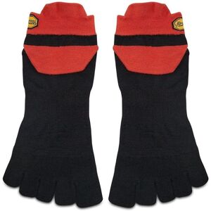 Vibram Athletic No Show Toe Socks - Rot/Schwarz - M - Socken Vibram Athletic No Show Toe Socks - Rot/Schwarz - M - Socken