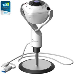 j5create JVU368-N Webcam - 5 MP Full HD USB White j5create JVU368-N Webcam - 5 MP Full HD USB White