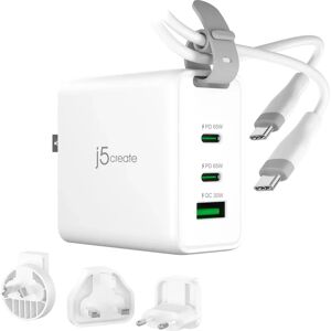 j5create - JUP3565CV - White - 3-Port - GaN Charger j5create - JUP3565CV - White - 3-Port - GaN Charger