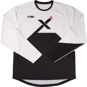 G-Form Pro-X4 Wit/Zwart Jersey - Fietstrui G-Form Pro-X4 Wit/Zwart Jersey - Fietstrui