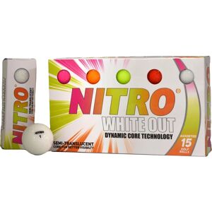 Golf Ball Nitro White Out - Multicolore - Confezione da 15 Golf Ball Nitro White Out - Multicolore - Confezione da 15