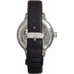 Empress Alice Automatisch MOP Skeleton Dial Leather-Band Horloge - Zwart Empress Alice Automatisch MOP Skeleton Dial Leather-Band Horloge - Zwart