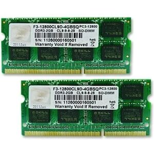 G.Skill - DDR3-1600 - SO-DIMM - 2x2GB - Module mémoire G.Skill - DDR3-1600 - SO-DIMM - 2x2GB - Module mémoire